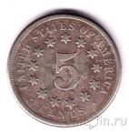 США 5 центов 1868 (1)