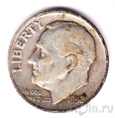 США 10 центов 1952 (D)