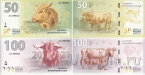Набор из 5 сувенирных банкнот - Год быка 2021