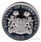 Сьерра-Леоне 10 долларов 2008 Олимпиада