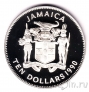 Ямайка 10 долларов 1990 Открытие Колумбом Нового Света