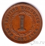 Британский Гондурас 1 цент 1954
