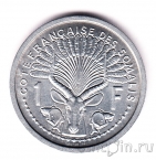 Французский Берег Сомали 1 франк 1959