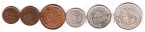 Португальская Ангола набор 6 монет