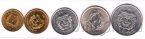 Афганистан набор 5 монет 1980