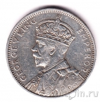 Маврикий 1/2 рупии 1934