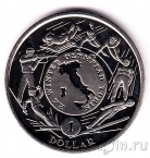 Сьерра-Леоне 1 доллар 2006 Олимпиада в Турине