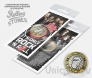 Сувенирная монета 10 рублей - Музыкальная группа Rolling Stones