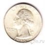 США 25 центов 1935