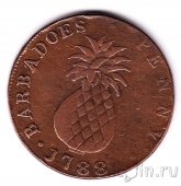 Барбадос 1 пенни 1788