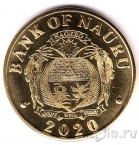 Науру 2 монеты 5 долларов 2020 Корабли