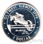 Острова Кука 1 доллар 1996 Летние Олимпийские игры 1996