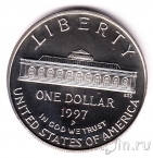 США 1 доллар 1997 175 лет Ботаническому саду (UNC)