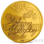 Франция 1/4 евро 2020 Джонни Холлидей