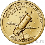 США 1 доллар 2020 Космический телескоп «Хаббл» (P)