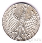 ФРГ 5 марок 1970 (J)
