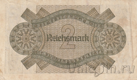 Германия 2 рейхсмарки 1940-45