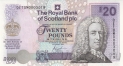 Шотландия 20 фунтов 2000 100 лет Королеве-матери (в буклете)