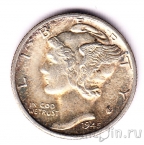 США 10 центов 1945 (S)