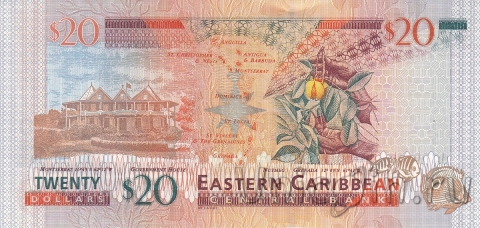 Доминика 20 долларов 2003