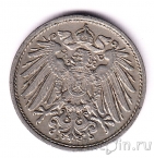 Германская Империя 10 пфеннигов 1913 (D)