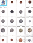 Подборка монет Исландии (19 монет)