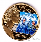 Гернси 50 пенсов 2014 Британская экспедиция на Эверест
