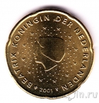 Нидерланды 20 евроцентов 2001