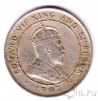 Ямайка 1 пенни 1907