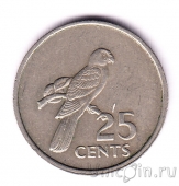 Сейшельские острова 25 центов 1977