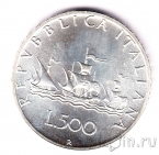 Италия 500 лир 1986