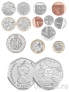 Великобритания набор 13 монет 2021 (в блистере)