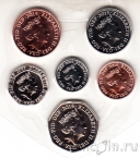 Великобритания набор 6 монет 2019 Щит