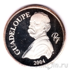 Гваделупа 1/4 евро 2004 Луи Оскар Роти