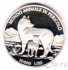 Сан-Марино 10000 лир 1996 Волки