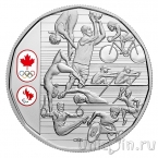 Канада 1 доллар 2016 Канадские спортсмены. Олимпиада в Рио