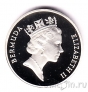 Бермуды 1 цент 1995 (серебро)