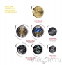 Канада набор 7 монет 2017 150-летие Конфедерации (в буклете)