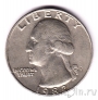 США 25 центов 1982 (P)