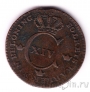 Швеция 1/4 скиллинга 1829