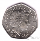 Великобритания 50 пенсов 2003