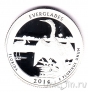США 25 центов 2014 Everglades (S, серебро)