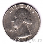 США 25 центов 1978 (D)