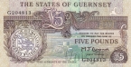 Гернси 5 фунтов 1991-1995