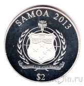 Самоа 2 тала 2013 75 лет Фольксваген -Жук