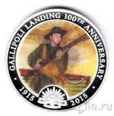 Ниуэ 1 доллар 2015 Дарданелльская операция
