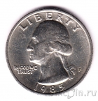 США 25 центов 1985 (P)