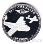 Тристан да Кунья 1 крона 2016 Авиация: PB27 Coronado