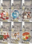 Украина - набор из 6 банкнот - Мультфильмы