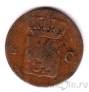 Нидерланды 1/2 цента 1859